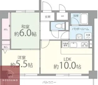 21世紀ペガサスⅡ【103号室】の間取り