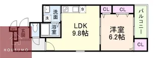 (仮称)フジパレス大桐二丁目【103号室】の間取り