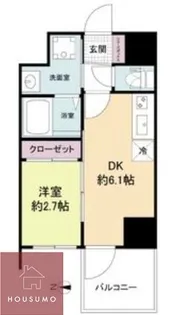 セレニテ新大阪グランデ ミリュー 【5階】の間取り