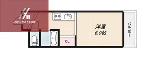 ソルテ住道【202号室】の間取り