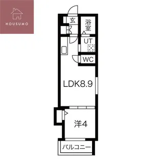 F asecia Carmel【301号室】の間取り