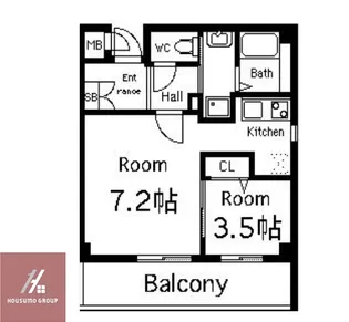 クレールメゾン向丘【3階】の間取り