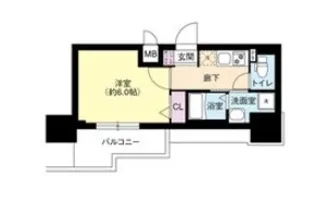 Dimus新大阪【7階】の間取り