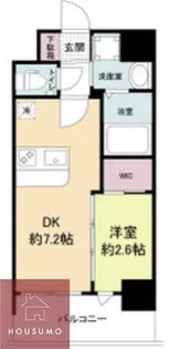 セレニテ江坂アリア【6階】の間取り