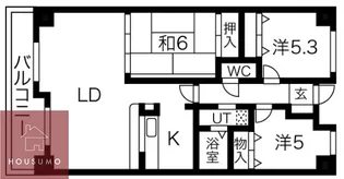 アビタシオン橋本II【5階】の間取り
