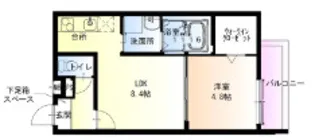 フジパレス新大阪サウス【3階】の間取り
