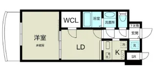 ノルデンタワー新大阪アネックス【25階】の間取り