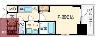 エスリード大阪シティノース【9階】の間取り