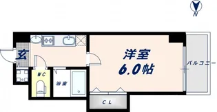 シティスパイアー布施【8階】の間取り