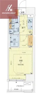 セオリー大阪パーチェ【9階】の間取り