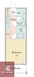 グランカーサ緑地公園【356号室】の間取り