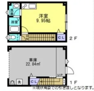 GARAGE HOUSE WOODSの間取り