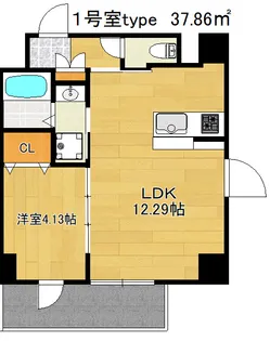 The Sunshine【5階】の間取り