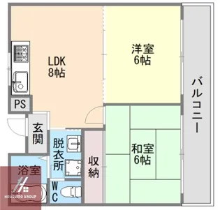 ローレルハイツ【8階】の間取り