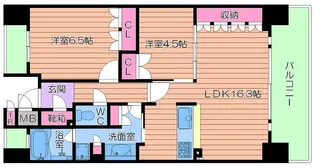 アーバンエース五条公園パル【3階】の間取り