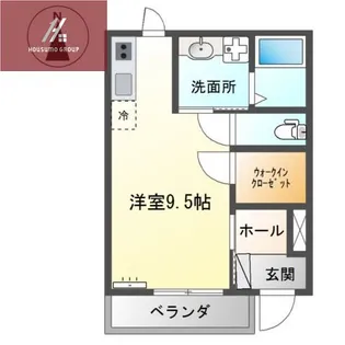グランディール エタニティ【101号室】の間取り