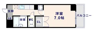 グレイス東洋【4階】の間取り