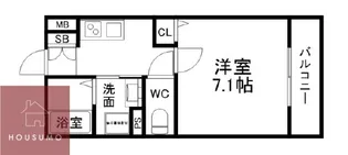 タウンコートユタカ【2階】の間取り