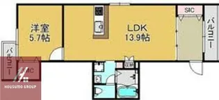 レユシールⅡ【302号室】の間取り