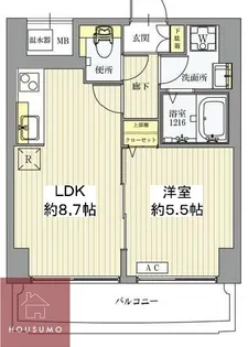 サンレムート新大阪eastⅡ【904号室】の間取り