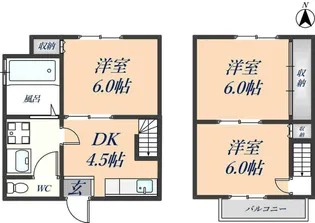 フォレストシティ石切37の間取り