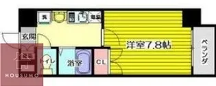 コンセール裕恵【6階】の間取り