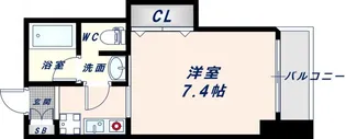 グレンパーク中川【4階】の間取り