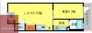 MDI三国コート【403号室】の間取り