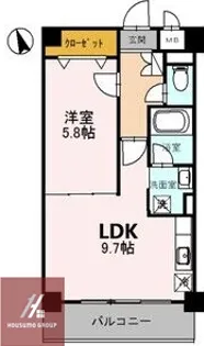 サンロード新和Ⅱ【2階】の間取り