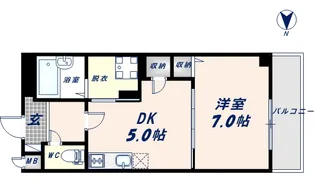 メルシー2000【7階】の間取り