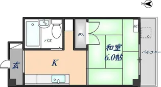 リビーナ東花園【301号室】の間取り