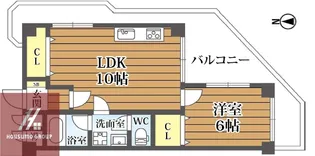 大建コーポ上新庄【4階】の間取り