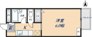 サウス柿木【2階】の間取り
