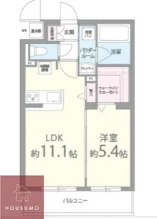 ベルクレール豊中【1階】の間取り