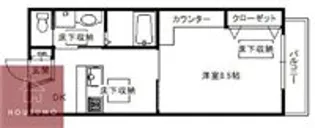 プルメリア新大阪【7階】の間取り