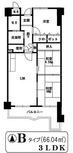 カーサ・フロレスタ【602号室】の間取り