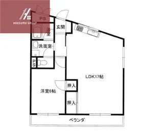 メルベーユ扇町【4階】の間取り