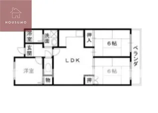 ラビスタ志紀【207号室】の間取り