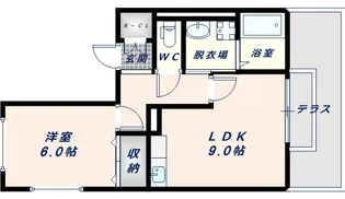 第7ウエスタンハイツ【203号室】の間取り