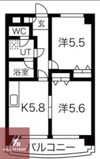 ハイツウエノ【4階】の間取り