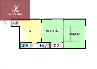 花園ハイツ【202号室】の間取り