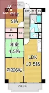 オリエントマンション【208号室】の間取り
