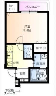 フジパレス吹田寿町Ⅴ番館 【102号室】の間取り