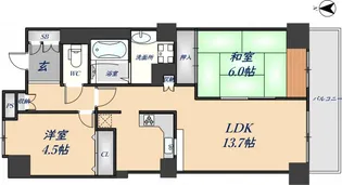 希来里【7階】の間取り