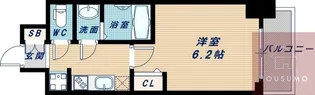 プレサンス東三国エンブレイス【4階】の間取り