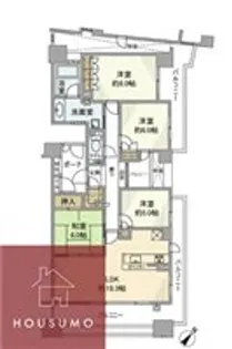 Brillia豊中南桜塚レジデンス【219号室】の間取り