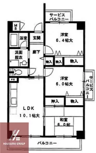 メゾンドール藤が丘【3階】の間取り