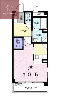 アドニスコートパートⅢ【1階】の間取り
