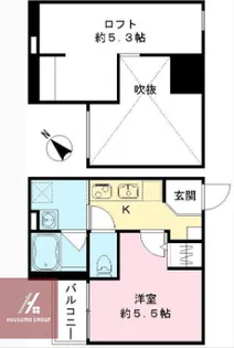 LE OLIVE【105号室】の間取り