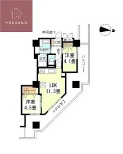 希来里【915号室】の間取り